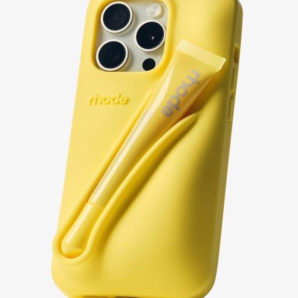 RHODE Vibrant Yellow Lip Case for iPhone 16 Pro Msx